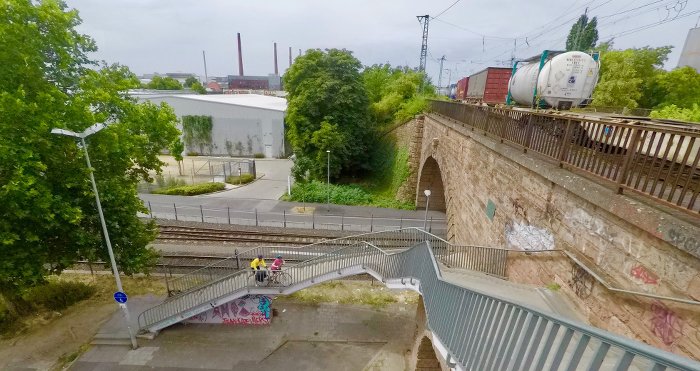 cruzando el Rin en Mainz